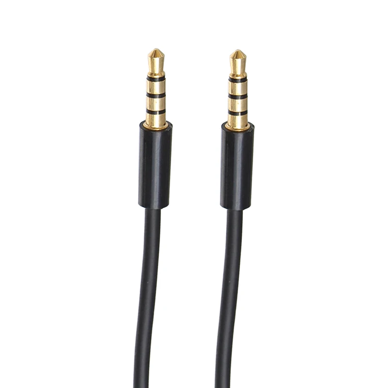 Jack 3.5mm AUX Audio 4 bieguny kabel do głośnik samochodowy MP3 przewód AUX rozszerzenia 20cm 40cm 1m 1.5m 2m 3m