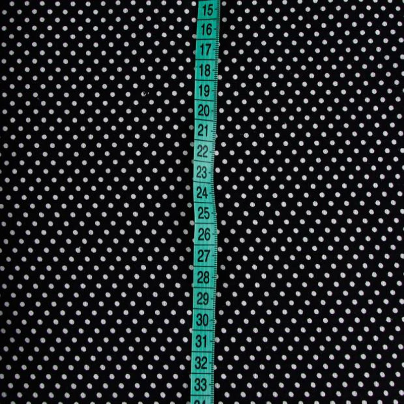 Pure Cotton Fabric Plain Weave Polka Dot Vertical Strip Printed For Sewing Handmade DIY By the Meter