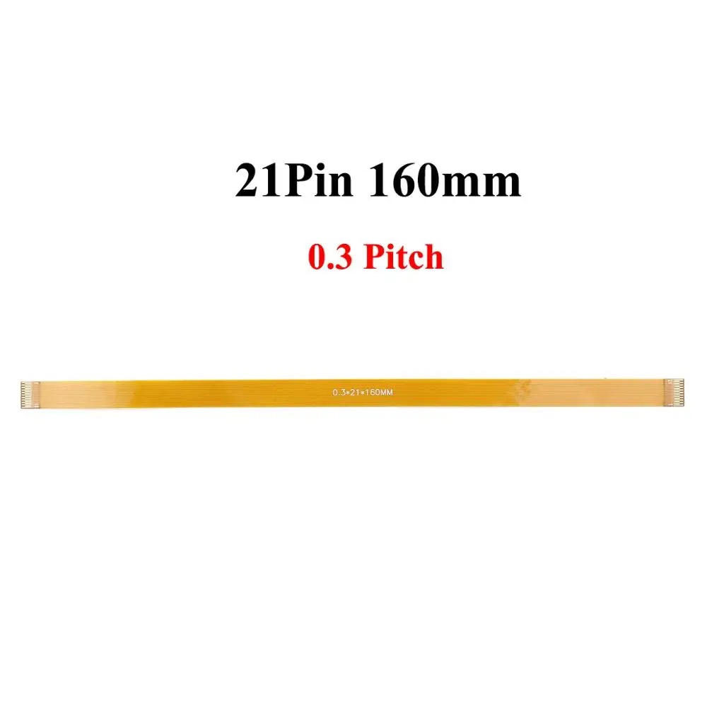 YuXi 0.3mm pitch 13 21 23 25 27 21 33 39 45 51 Pin FFC FPC Flexible Flat Cable Gold plated Ribbon Cable