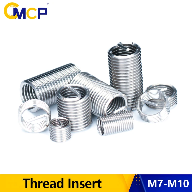 CMCP Stainless Steel Thread Repair Insert Kit M7 M8 M9 M10 Rivet Nut Kit Helicoil Thread Repair Insert Kit Threading Tools