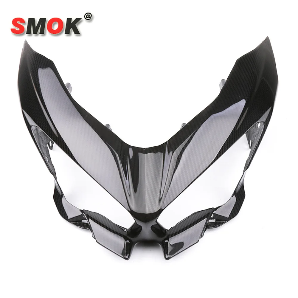 Carbon Fiber For Kawasaki Ninja 400 Modified Carbon Fiber Case Lamp Shell Headcover 2018 2019