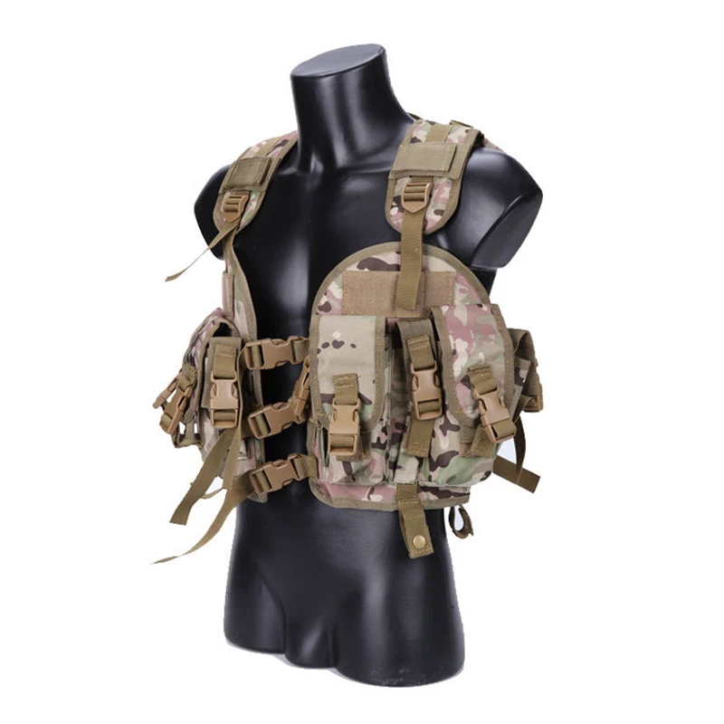 Seal Tactical Vest Camouflage Military Army Combat Vest For Men Hunting War Game Airsoft Outdoor Sport Vest With Water Bag