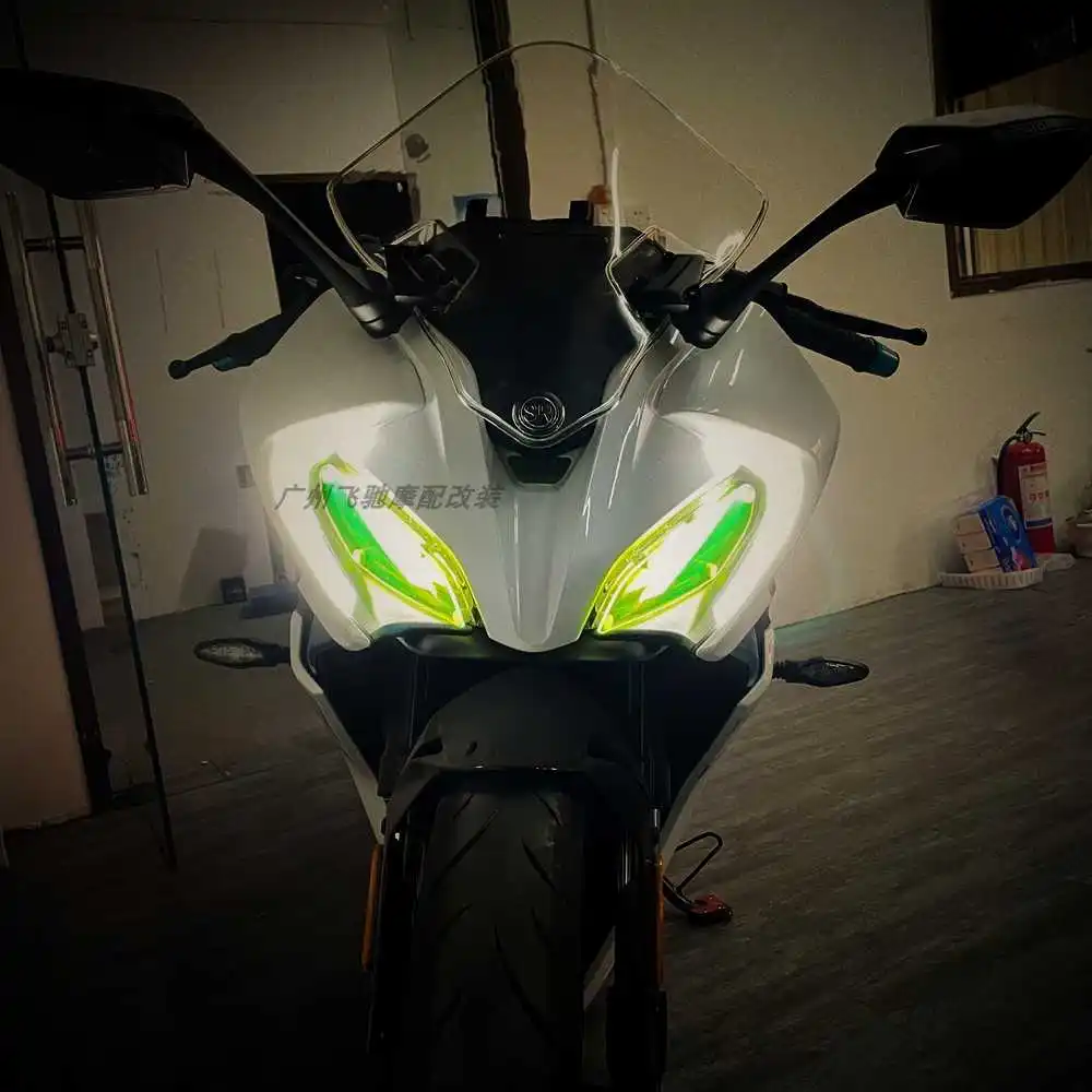 for Cfmoto Suitable for 250sr Modified Headlamp Color Change Protection Sheet Headlamp Color Change Patch Acrylic Lens