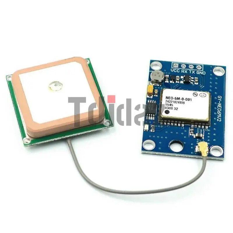 Modulo di GPS di GY-NEO-6M/7M/8M GY-NEO6MV2 il nuovo modulo NEO6MV2 di GPS di NEO-6M con la grande antenna di EEPROM MWC APM2.5 arduino di controllo