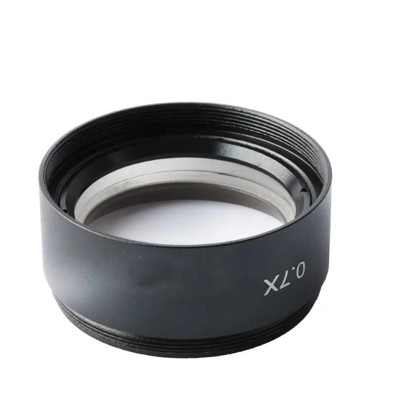 

0.7X стерео Микроскоп Вспомогательный объектив рабочее расстояние 120 мм широкоугольный полевой микроскоп объектив