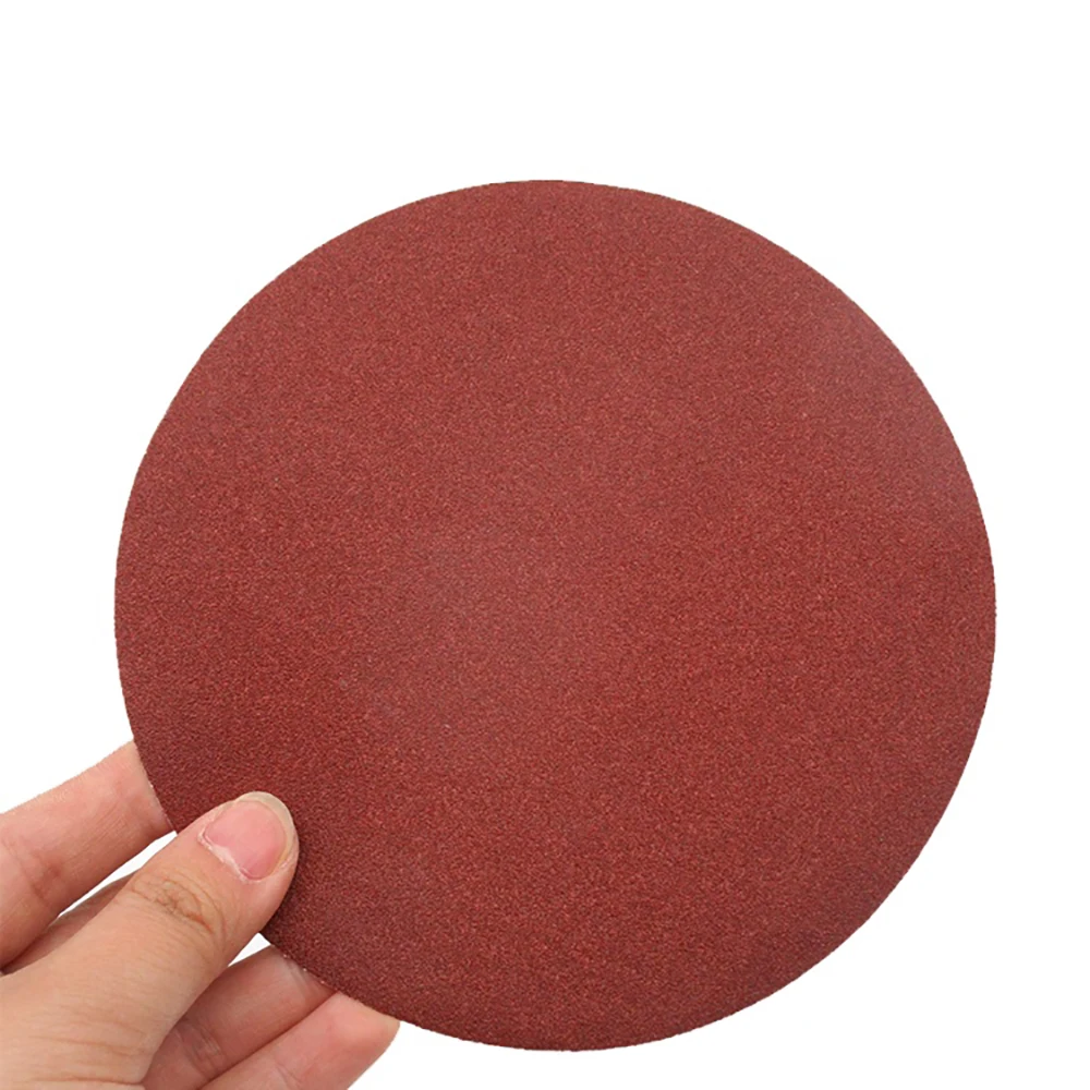 Discos de lixamento de 150mm 6 Polegada almofadas de polimento abrasivas da lixadeira do disco do gancho e do laço 40 - 2000 grit para o automóvel de madeira da pintura do metal