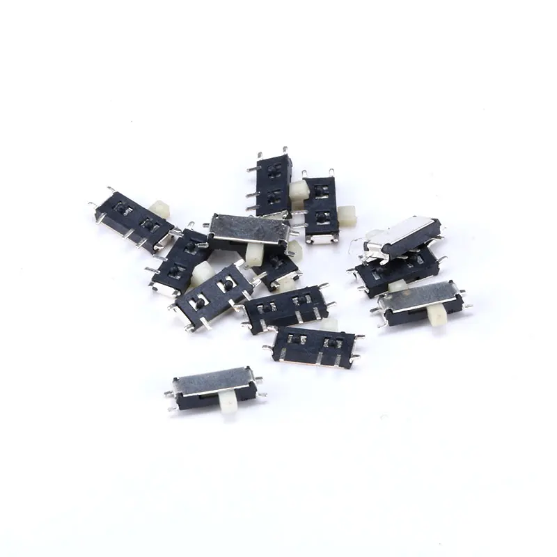 10 sztuk/partia Mini 7-Pin On/Off 1P2T SPDT MSK-12C02 SMD przełącznik suwakowy dla MP3 MP4