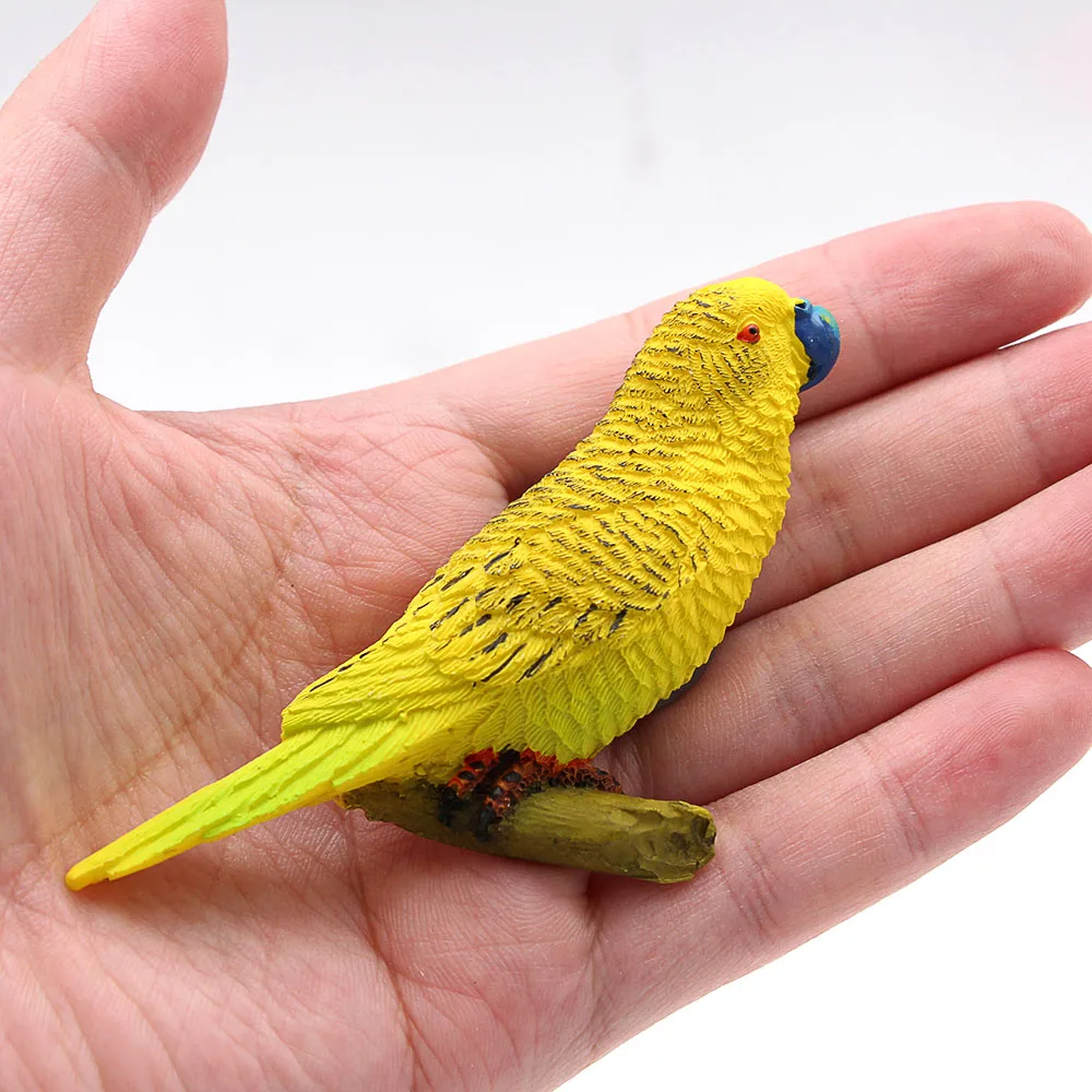 Simulation of parrot fridge magnet bird 3D magnetic refrigerator stickers for home decoration refrigerator magnets Creative gift