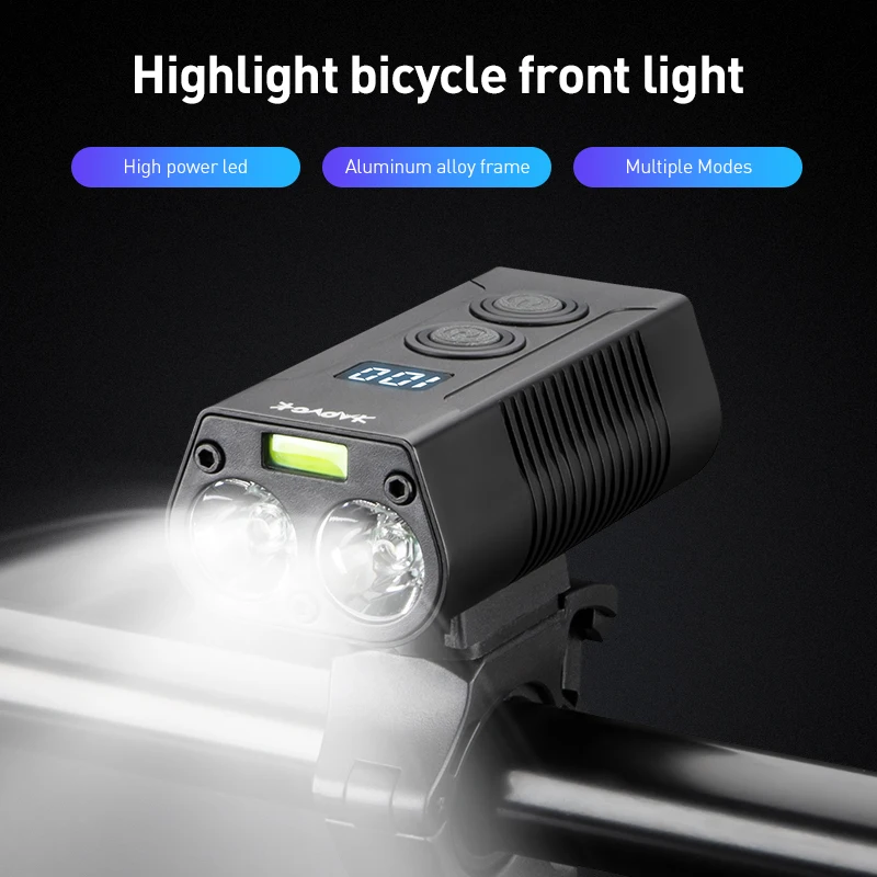 

Bicycle Light LED Bike Super Bright Front Rear Lighting Set Lantern For Cycling Flashlight Lamp Accessories USB Rechargeable