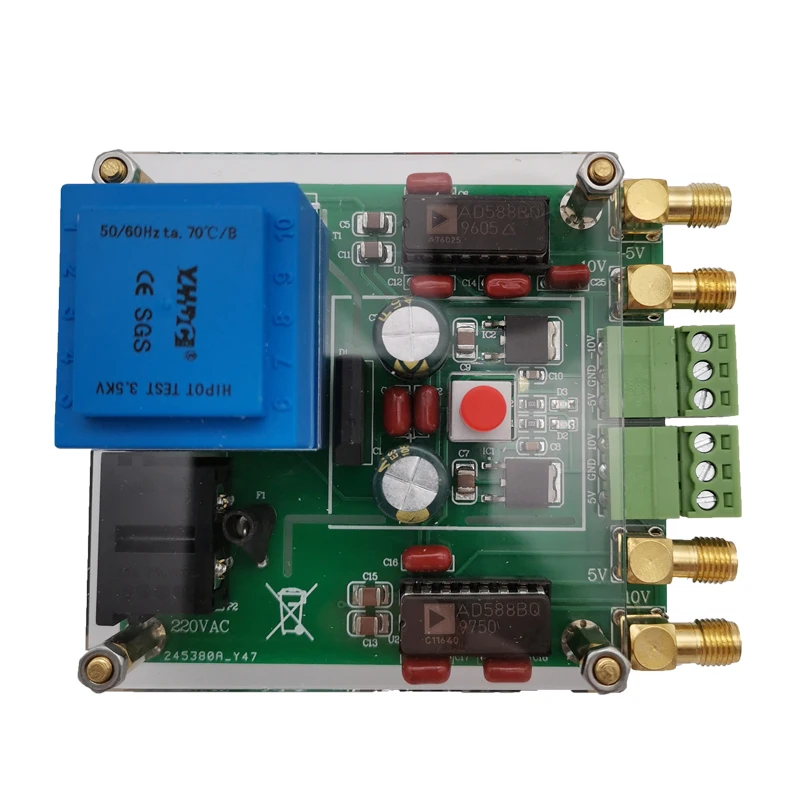 AD588 voltage reference positive and negative 5V 10V DAC voltage reference source meter correction high precision