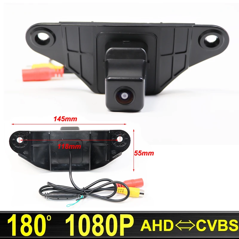 180 Degree AHD 1920x1080P Night Vision Car Rear View Parking Backup Camera For Asia Toyota Land Cruiser Prado 2010-14