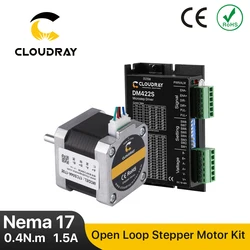 Cloudray Nema 17 Open Loop Stepper Motor Driver Kit 0.4N.m 1.5A Stepper Driver 1.0A-5.0A 18-50VDC for 3D printer CNC XYZ