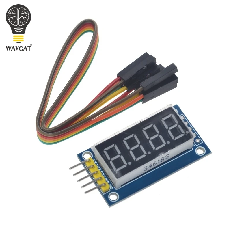 4 bity cyfrowy w kształcie tuby moduł wyświetlacza LED cztery szeregowe dla sterownika Arduino 595