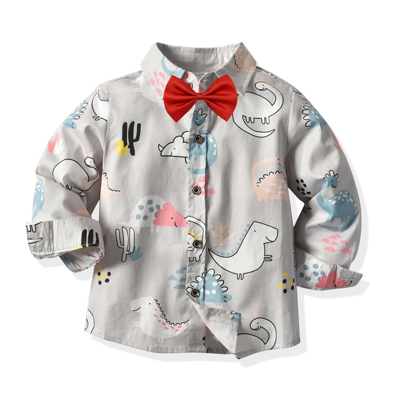 Boys Plaid Shirts Pring Autumn Classic Europe And America Long Sleeve Clothes Baby Tops Casual Shirt Kid Outfit Children Costume