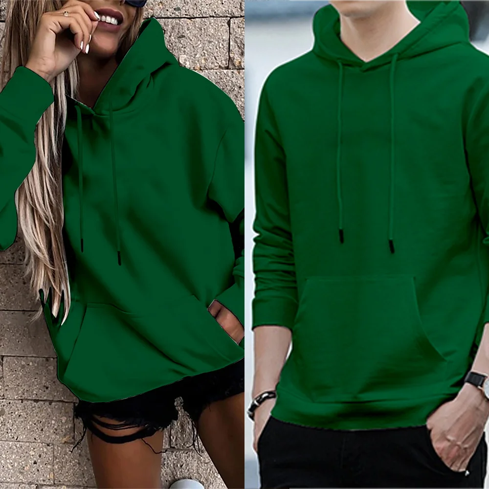 Sudadera con capucha para hombre y mujer, suéter suave de algodón y poliéster con estampado de amor para pareja, camiseta informal Harajuku, chándal