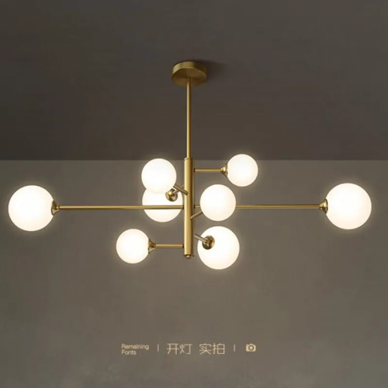 nordic bola de vidro led lustre teto preto ouro sala estar rroom mesa jantar cozinha luminaria decoracao para casa iluminacao interior pingente 01