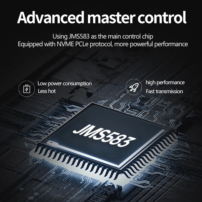 Blueend-قرص صلب عالي السرعة M2 SSD ، USB 3.1 ، 10 جيجابت في الثانية ، غلاف من الألومنيوم ، NVME ، نوع C إلى C ، تبريد متعدد