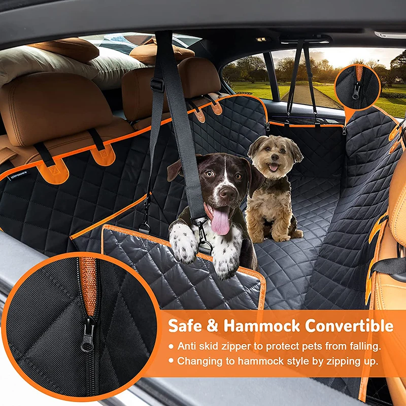 Imagem -02 - Benepaw-dog Car Seat Cover Impermeável Heavy Duty Prova de Arranhões Antiderrapante Durável Macio Pet Rede para Carros Caminhões Suvs