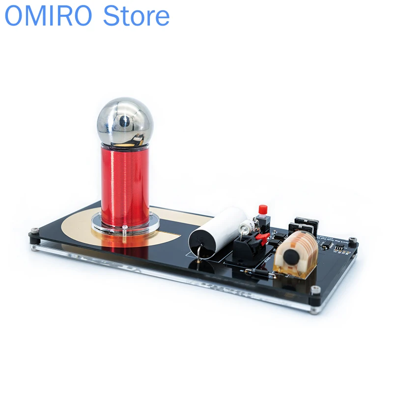 5cm Tesla coil / Ultra Mini artificial lightning generator / high conversion efficiency scientific experimental equipment