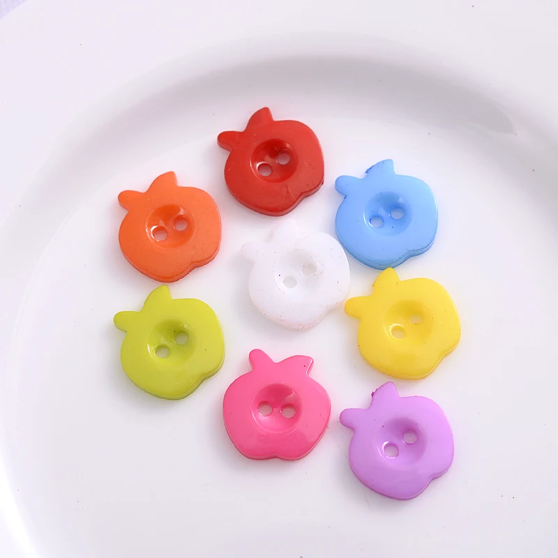 2 Holes Cartoon Bear Shape Resin Fancy Buttons For Baby Kids Clothes Sewing Buttons Scrapbooking Garment DIY Apparel Accessories