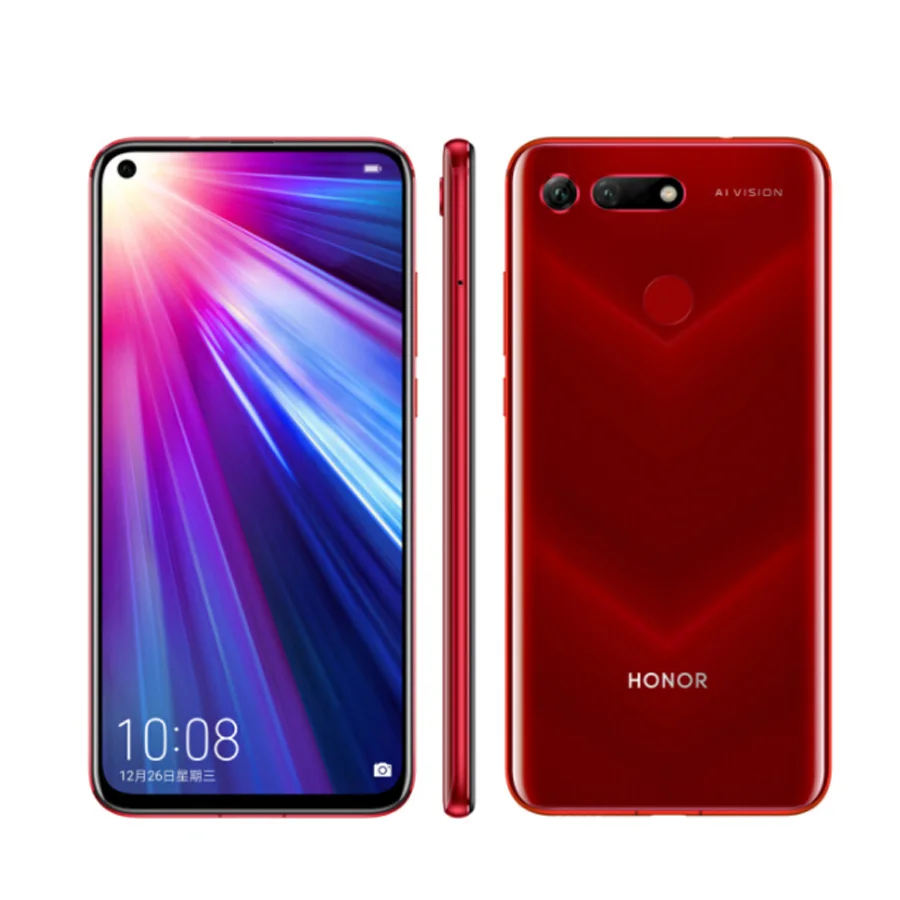 Dean honour-Smartphone V20, téléphone mobile, RAM 6 go, ROM 128 go, écran 6.4 pouces, Kirin 980 OctaCore, Android 9, charge rapide, affichage 20, NDavid