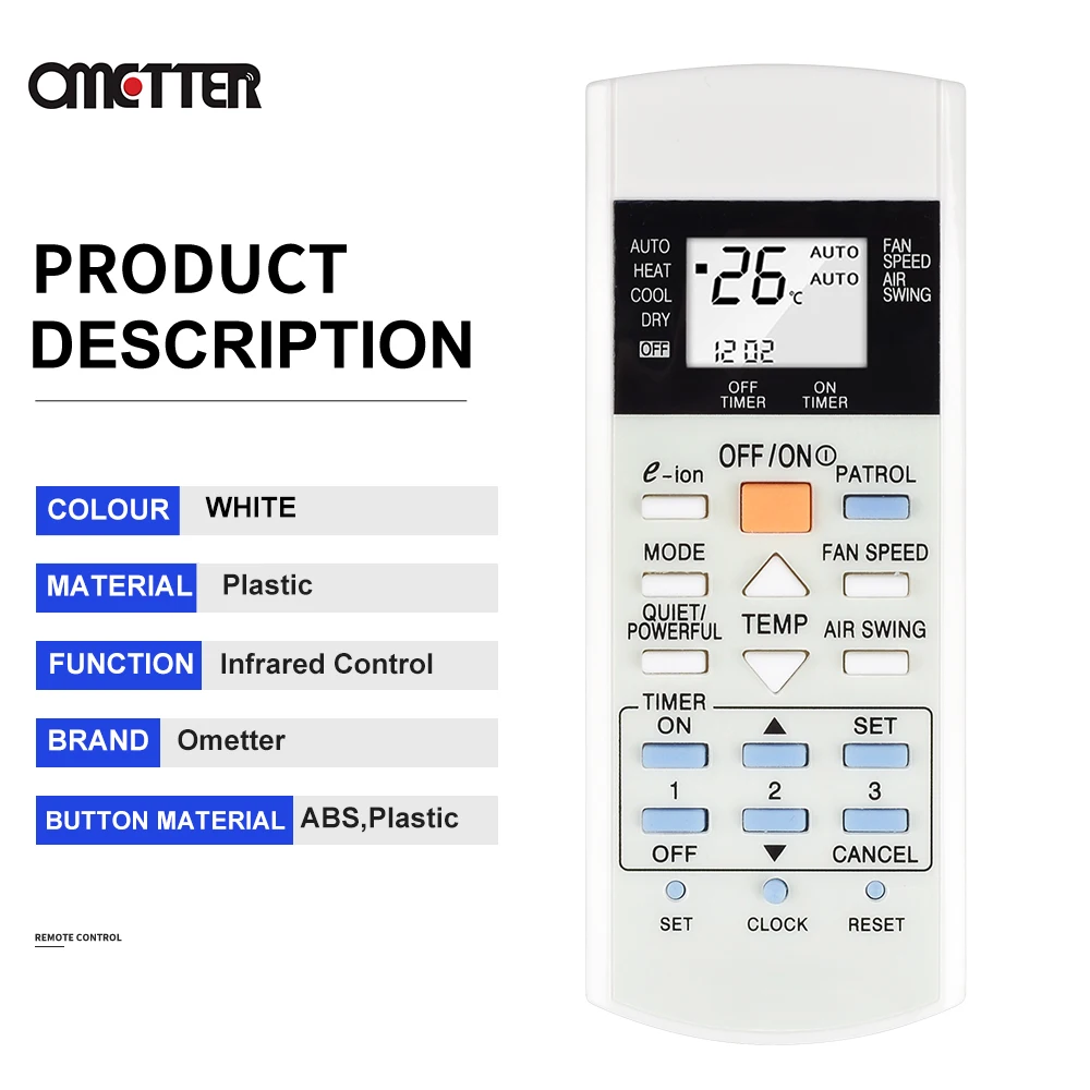 A75C3298 Thích Hợp Cho Máy Lạnh Panasonic Điều Khiển Từ Xa Đa Năng A75C2817 A75C3060 A75C3182 A75C2913