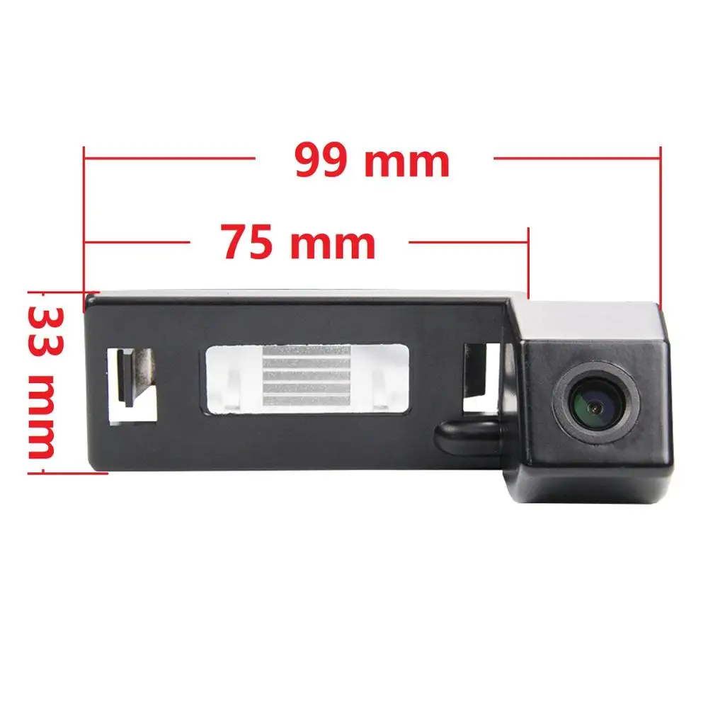 Misayaee HD Car Rear View Backup Camera License Plate Light for Audi A1 A4 B8 A5 5D S5 TT Roadster Q5 RS  Skoda Superb Yeti