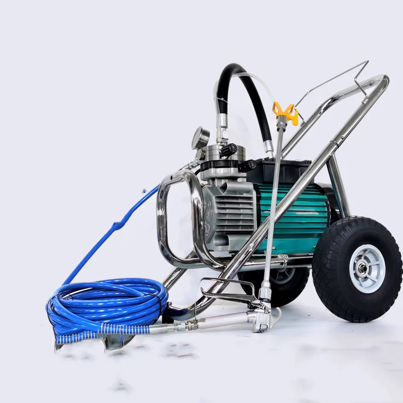 220V /4200W spruzzatore Airless ad alta pressione vernice al lattice spruzzatore di vernice per pareti interne ed esterne pistola a spruzzo per vernice