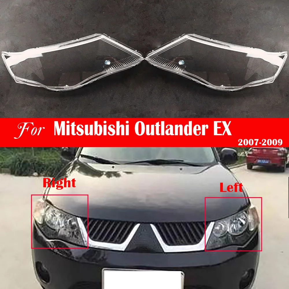 

Headlamp Lens For Mitsubishi Outlander EX 2007 2008 2009 Headlight Cover Replacement Front Car Light Auto Shell Bright Shade