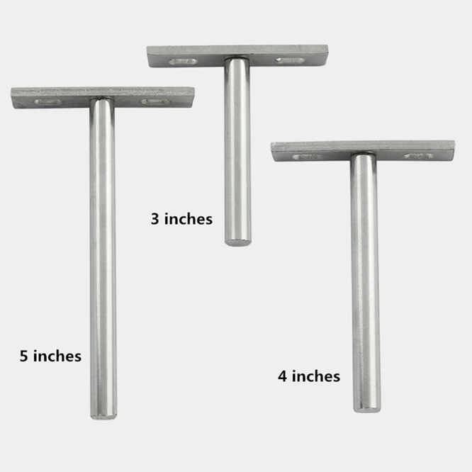 

High-quality support Heavy Tool 3/4/5 inch Concealed Floating Wall Shelf Support Metal Brackets Home improvement supplies