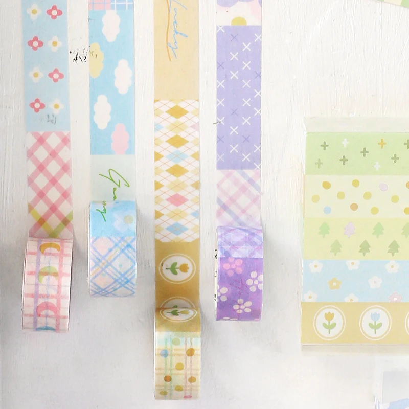 Cute Cream Chesse Milk Cow Washi Tapes Ins Sticker Label DIY Hand Account Album Journal Scrapbook Kawaii Masking Tape