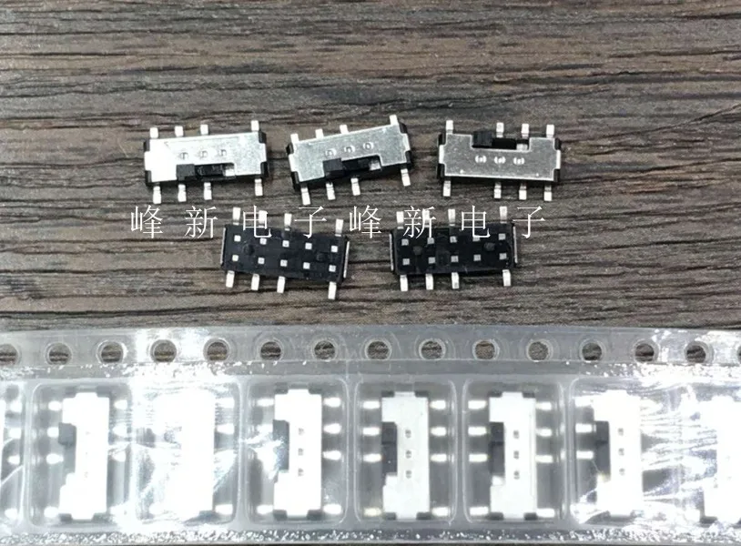 2Pcs Japanese patch switch 3 gears 8 feet small micro toggle switch fluctuating vertical sliding switching power supply