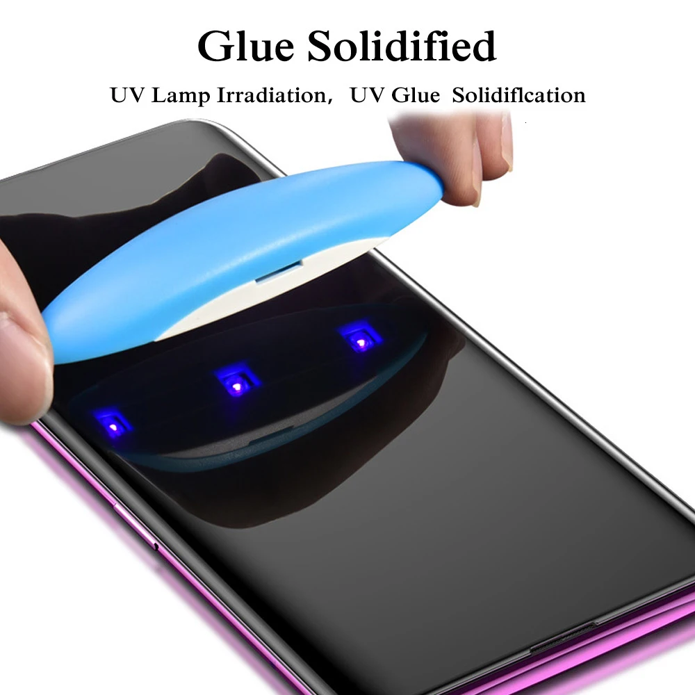 Privacy UV Tempered Glass Film For Samsung Galaxy S22 S21 Ultra S10 S8 S9 S20 Plus Note 10 20 8 9 Anti Peep Screen Protector