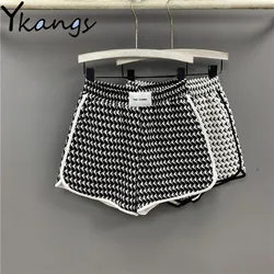 Black Running Casual Shorts with Pocket Summer for Women Ladies Fashion High Waisted Korean Ulzzang Clothes Shorts Sport Fitness