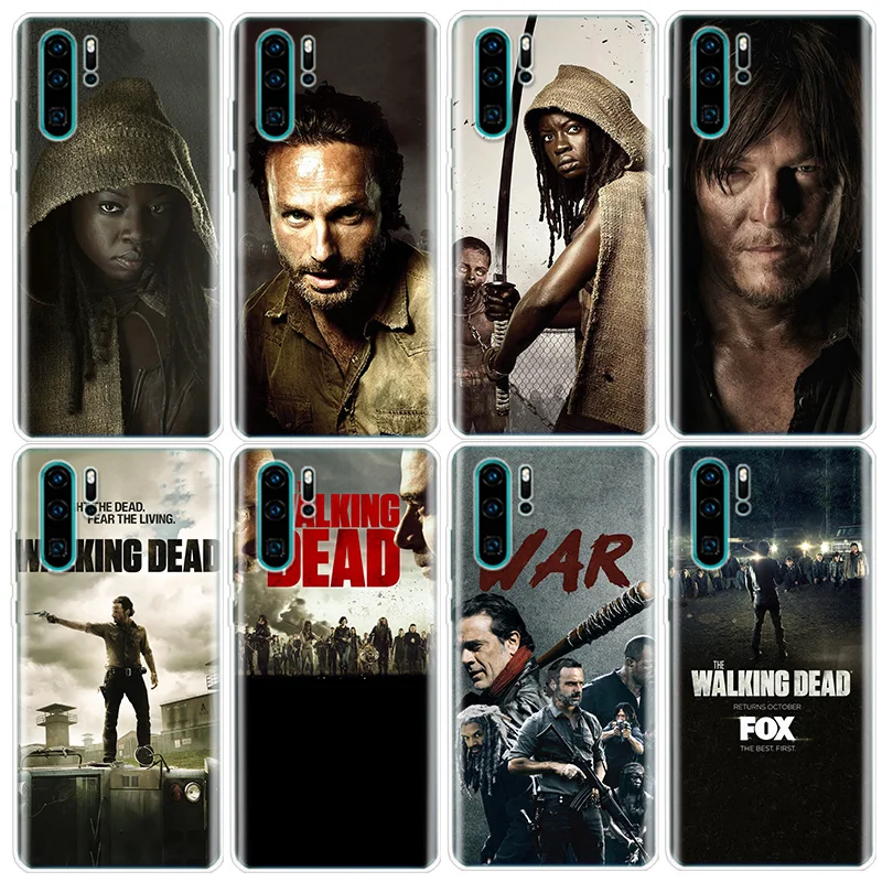 The Walking Dead Phone Case For Huawei P Smart Z 2021 Y5 Y6 Y7 Y9 Honor 50 20 Pro 10i 9 Lite 9X 8A 8S 8X 7S 7X 7A Cover Fundas P