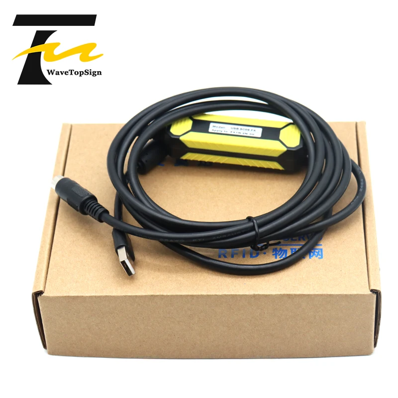 Кабель для программирования ПЛК Кабель для загрузки данных USB-SC09-FX для серии Mitsubishi FX1N/FX2N/FX1S/FX3U