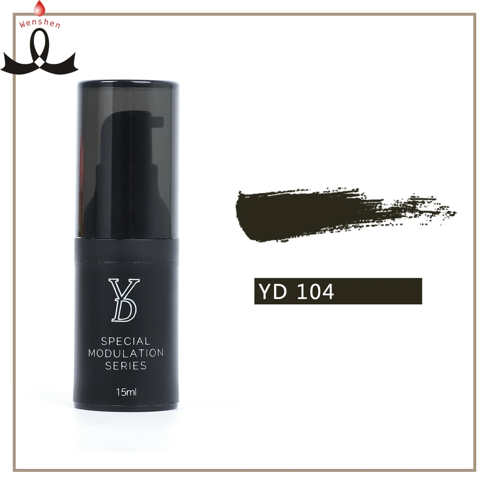 YD Intensive Pigments 2pcs อินทรีย์แต่งหน้าถาวรหมึก Professional Microblading Pigment Beauty Lip รอยสัก 15 ml/ขวด