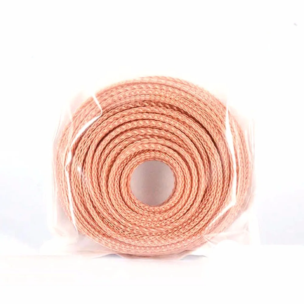 Thouliess Free shipping 8 Cores 7N OCC Single Crystal Copper Wire Weaving Cable for DIY Audio Headphone Headset upgrade Cable