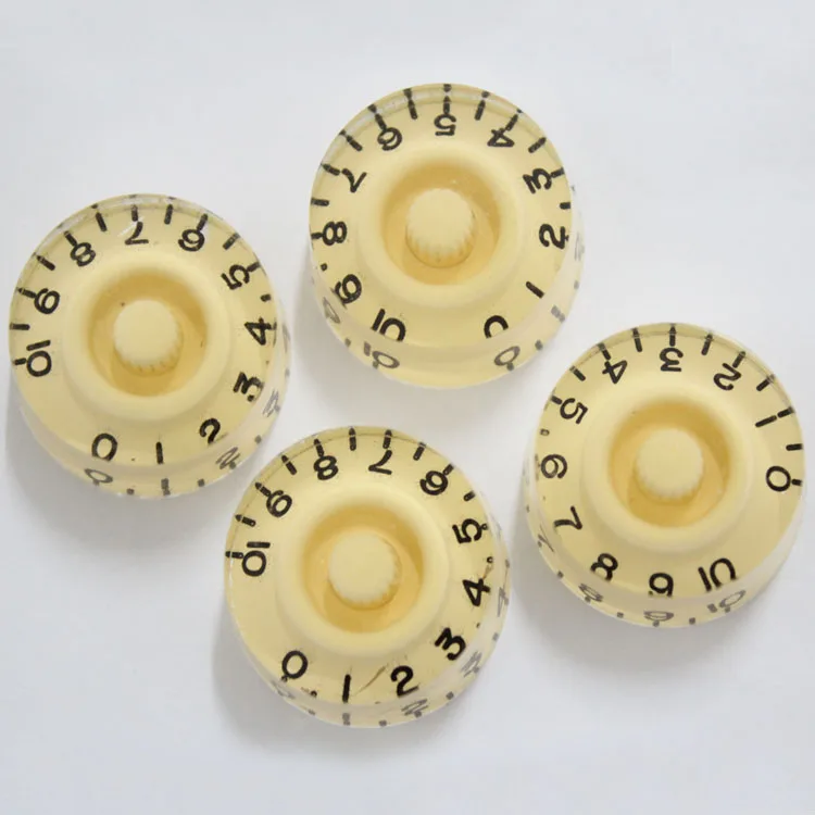 Manopole per il controllo della velocità della chitarra elettrica da 4 pezzi, pulsanti per manopole del volume del tono delle pentole per chitarra