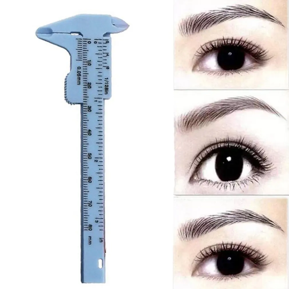Vernier Caliper 0-80Mm Penggaris Skala Ganda Alat Ukur Kaliper Plastik Alat Mini Siswa Alat Ukur Kaliper