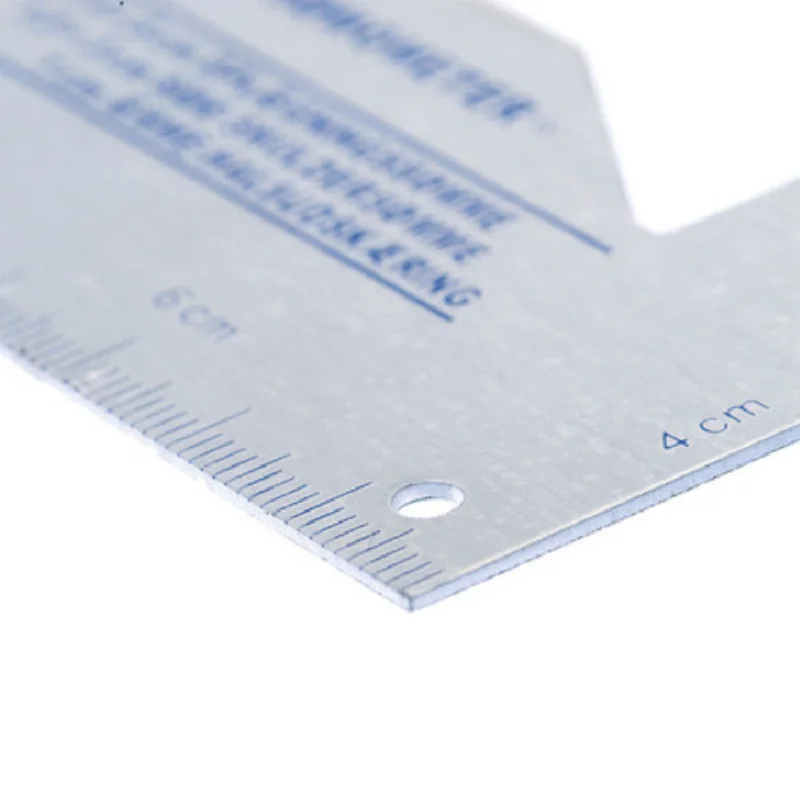 Small Measuring Seam Ruler Metal Patchwork Quiting Seaming Tools