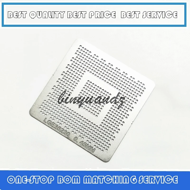 2 Chiếc LGE35230 LCD 0.45MM Aquecimento Direto BGA Bản Mẫu Stencil