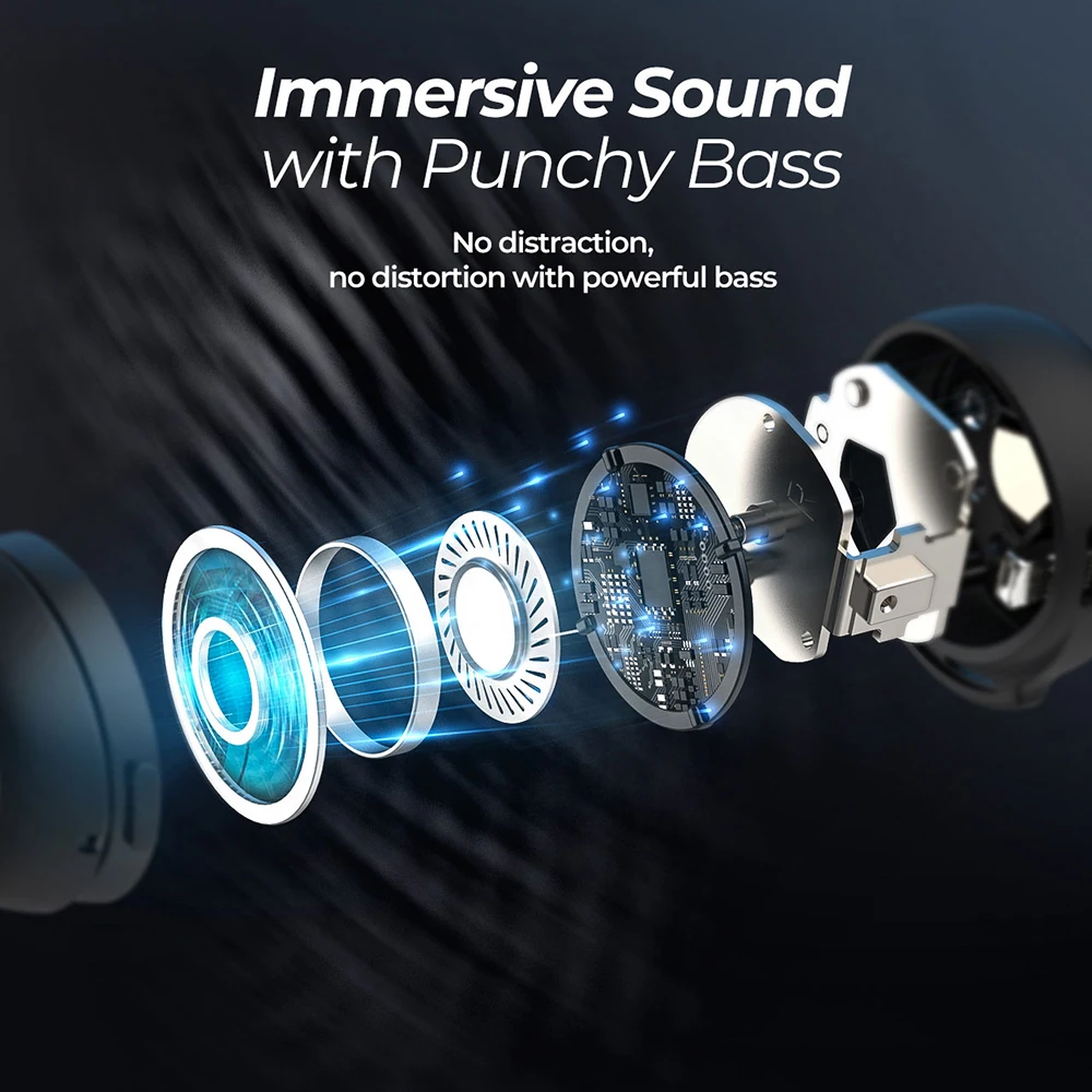 Mpow M30ワイヤレスイヤホンbluetoothヘッドフォン重低音IPX7防水25hのtalktime twsイヤフォンモノラルモード電話