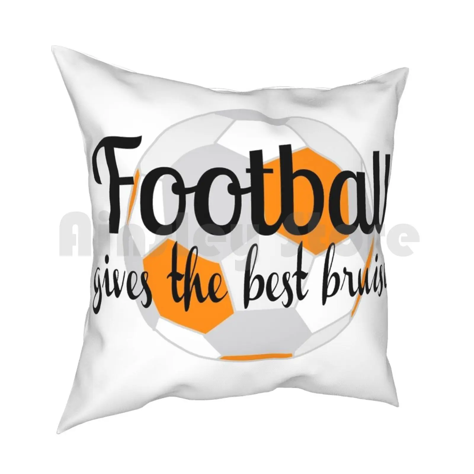 Football Gives The Best Bruises Pillow Case Printed Home Soft Throw Pillow Football Sports Graphic Best Bruises Bruises