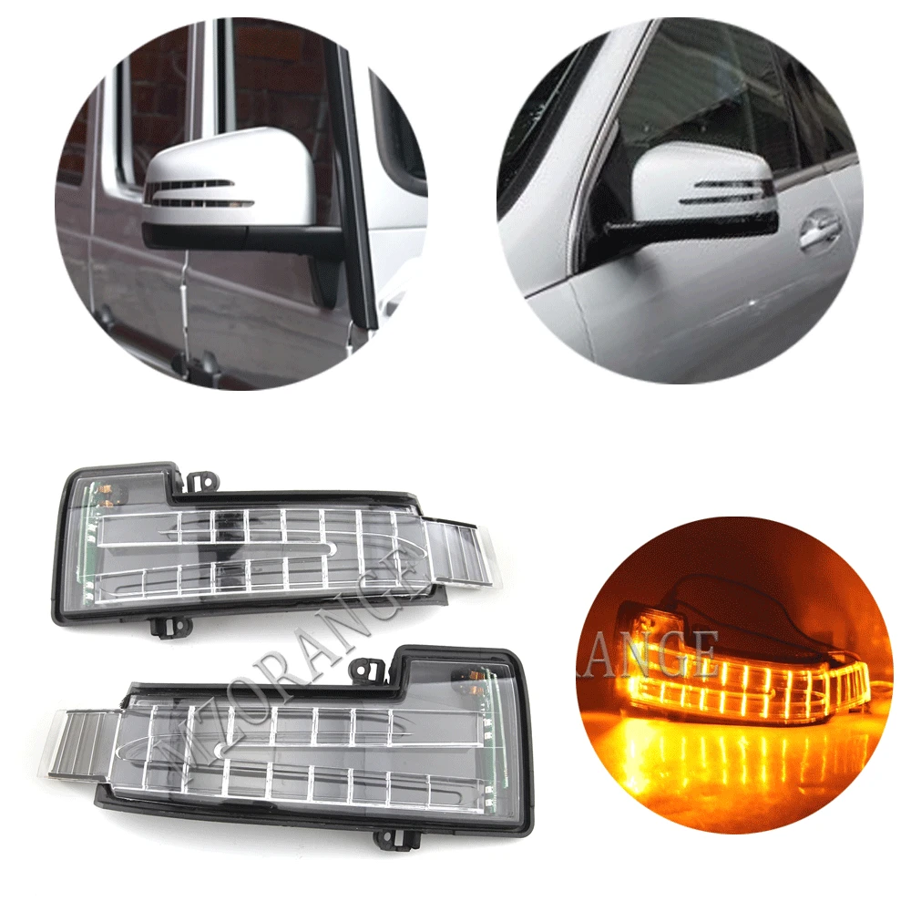 LED Rearview Mirror Turn Signal Light Blinker Repeater for Mercedes-Benz W463 W251 W166 X166 GL/ML/R/G Class Side Mirror Lamp