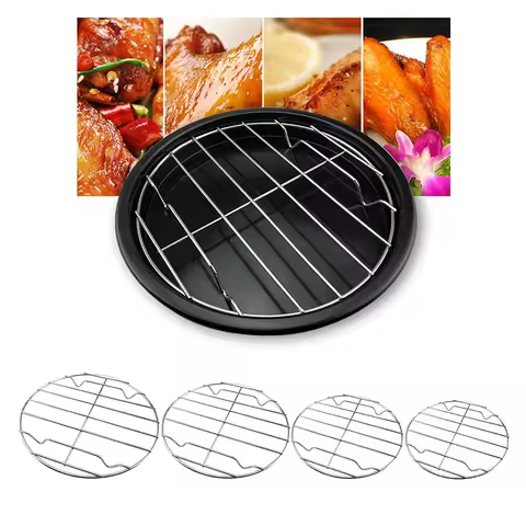 Cooking Grate, Stainless Steel Round Cooking Grid, Nonstick Metal Grilling BBQ