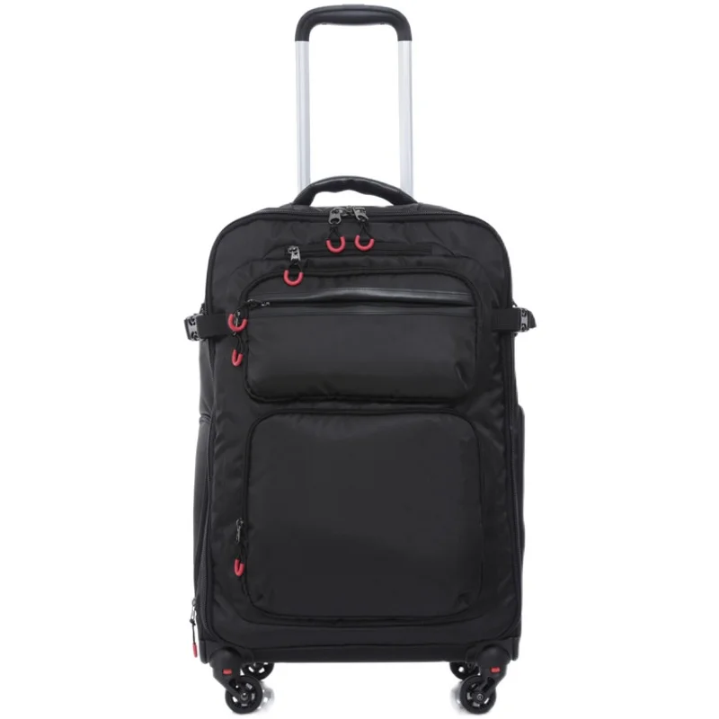 18/22 Inch Backpack Waterproof Trolley Bag Luggage Computer School Backpack Multi-function Pocket Boarding Sports Bag