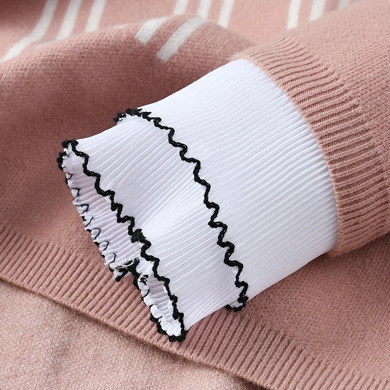 

1 Pair Vintage Women Girls Fake Flared Sleeves Pleated Detachable Sleeve Fake Cuffs Sweater Decorative Female False Cuffs