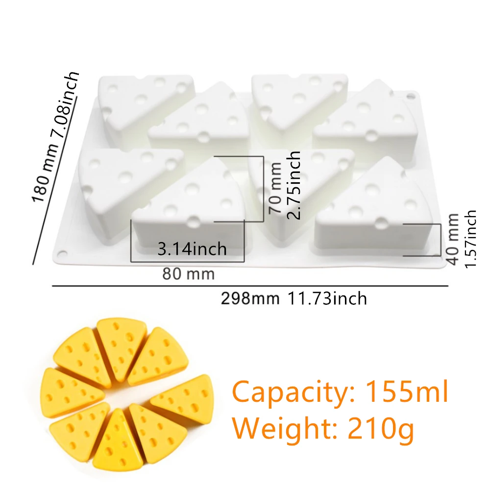 Cheese Cake Silicone Mold DIY Baking Non-Stick Mousse Chocolate Cookies Pastry Moulds Dessert Cake Candy Decorating Tools