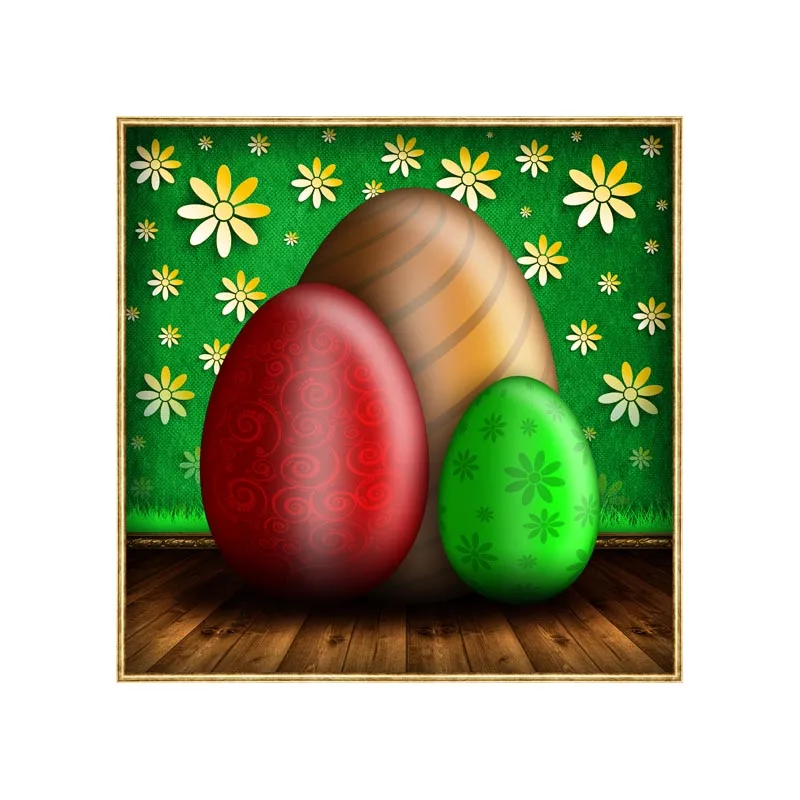 Green backdrop backgrounds indoor Easter Day child photo shots backdrops for photographic Studio accessories fotografia GE-122